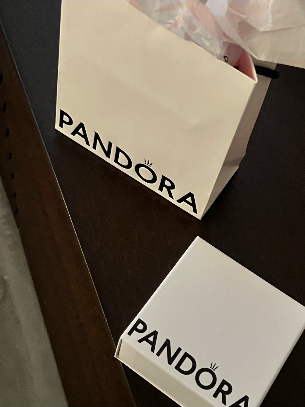 Pandora White Gift Bag and Box Set